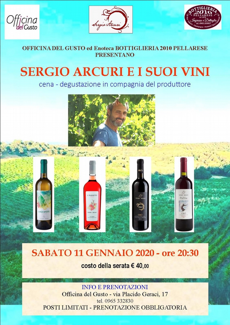 A Cena Con Sergio Arcuri Officina Del Gusto